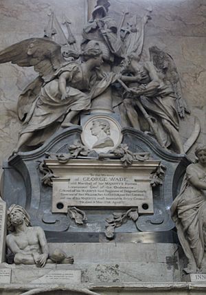 George Wade monument, Westminster Abbey