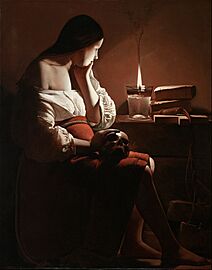 Georges de La Tour - The Magdalen with the Smoking Flame - Google Art Project