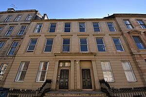 Glasgow. Woodlands. 49 West Princes Street. Marion Gilchrist's house