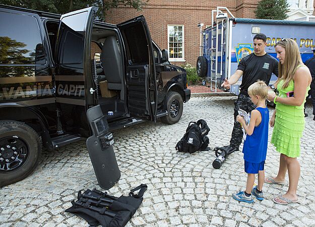 Governor and First Lady Host First National Night Out Event at the Governor's Residence