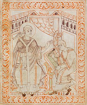 Gregory I - Antiphonary of Hartker of Sankt Gallen