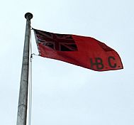 HBC flag Nanaimo Bastion 2
