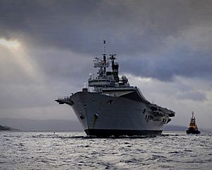 HMS Ark Royal Visits HMNB Clyde for the Final Time MOD 45152036.jpg
