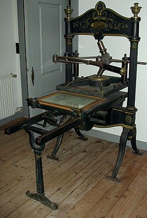 Hand printing press (ubt)