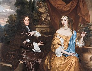 Henry Hyde, Viscount Cornbury, later 2nd Earl of Clarendon (1688–1709) and his wife, Theodosia Capel, Viscountess Cornbury, by Peter Lely