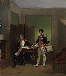 Herman ten Kate - Anno 1809. Lodewijk Napoleon verdedigt Hollands onafhankelijkheid tegenover Napoleon - SA 820 - Amsterdam Museum