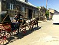 Horse-drawn carriage, Gorki Street, Gyumri, 08.07.2017