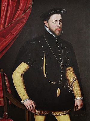 Jooris van der Straeten - Portrait of Philip II of Spain