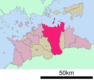 Location of Takamatsu
