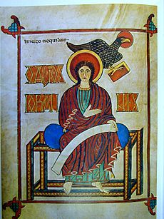 Lindisfarne Gospels folio 209v