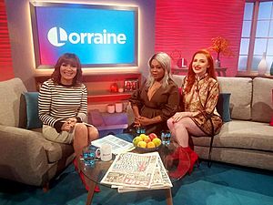 Loaded Sista at Lorraine (ITV TV show)