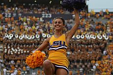 Louisiana State University cheerleader