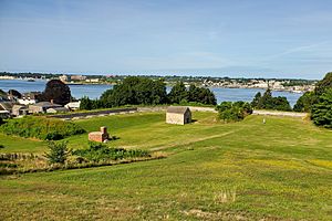 Lower Battery of Fort Griswold