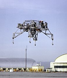 Lunar Landing Research Vehicle in Flight - GPN-2000-000215