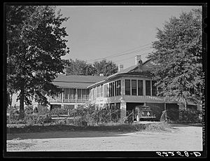 Jones family home in Marcella in October 1939