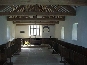 Martindale old church interior
