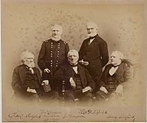 Members of the Delafield family, circa 1870