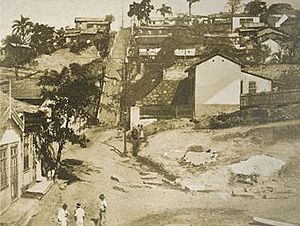 Morro do Livramento, onde Machado nasceu