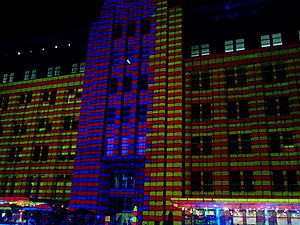 Museum of Contemporary Art projection Vivid 2015 - 01