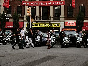 NYPD Piaggio Beverly lineup