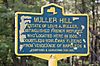 New York State historic marker – Muller Hill.JPG