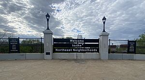 Northeast MPLS Neighborhoods sign