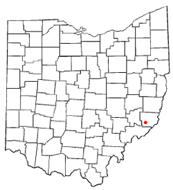 Location of Graysville, Ohio
