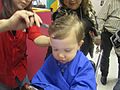 One-year-old gets first haircut IMG 5764