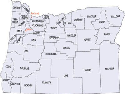 Oregon counties