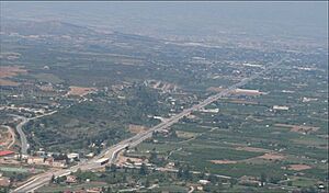 Peña Bajenza seen from an aeroplane
