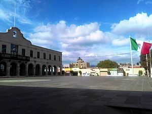 Plaza Constitución in Actopan, Hidalgo (México). 06