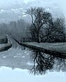 Pontcysyllte Aqueduct in winter
