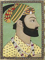 Portrait miniature of Ahmad Shah Durrani