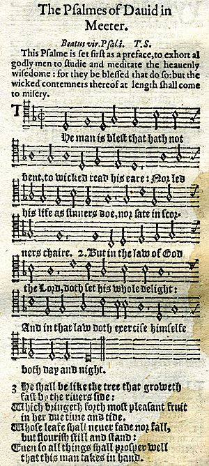 Psalm 1 metrical 1628