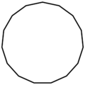 Regular pentadecagon