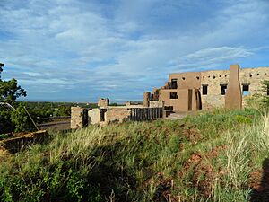 Seton Castle, at Seton Village, New Mexico by David L. Witt