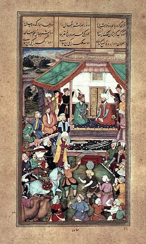 Shah Tahmasp and Humayun