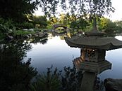 Stone lantern Osaka Garden Jackson Park Chicago
