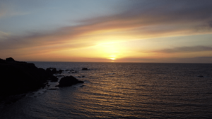 Sunset over Whitesboro Cove