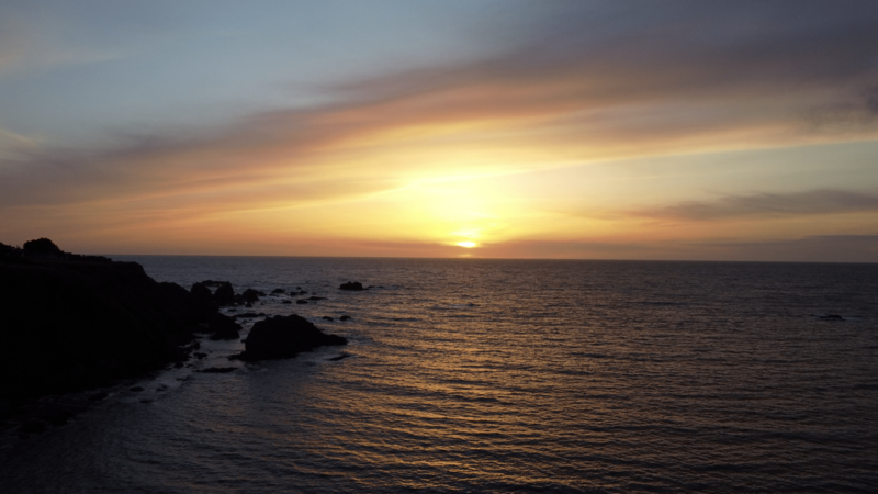 Sunset over Whitesboro Cove