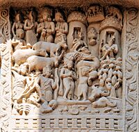 Syama Jataka Sanchi Stupa 1Western Gateway