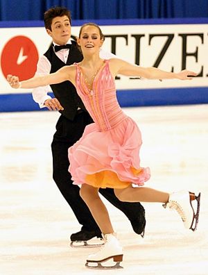 Tessa Virtue and Scott Moir at the Junior Worlds in 2005