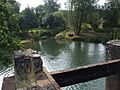 The River Rother at Coultershaw Bridge, Pump House - geograph.org.uk - 1513213