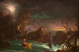 Thomas Cole - The Voyage of Life Manhood, 1842 (National Gallery of Art)