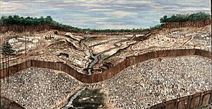 Thomas O'Dea drawing of Andersonville Prison