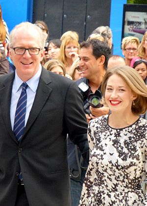 Tracy Letts and Carrie Coon at the premiere of August- Osage County, Toronto Film Festival 2013 -a