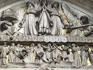 Tympanum The Last Judgement (b)