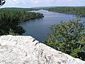 View of Lake Awosting From a Cliff
