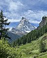 View of the Matterhorn from Zermatt