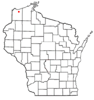 Location of Amnicon, Wisconsin